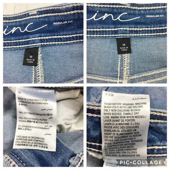 INC International Concepts Tulip-Hem Jean Skirt - Picture 8 of 8